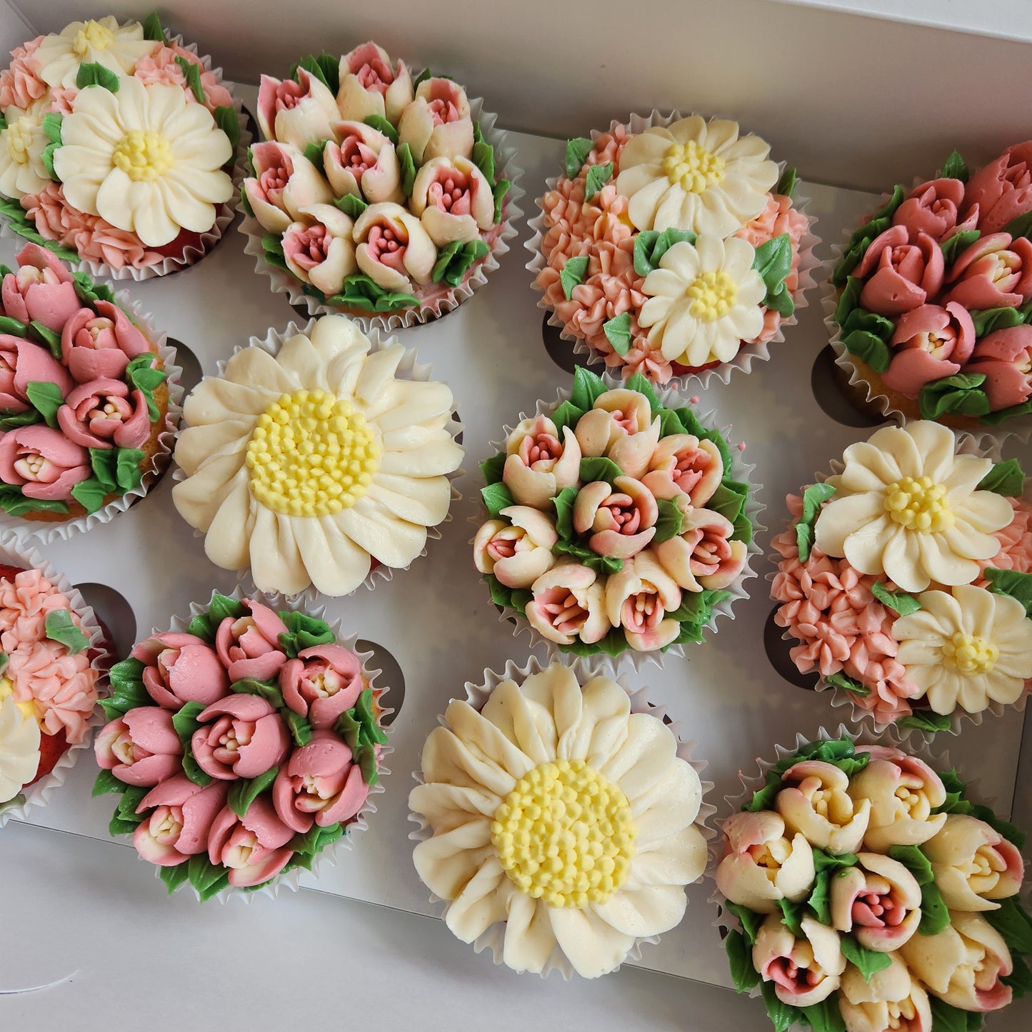 floral theme cupcakes edmonton