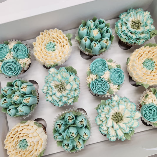 floral cupcakes edmonton