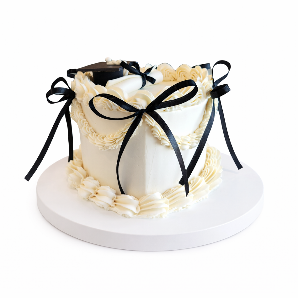 Vintage Graduation Cake