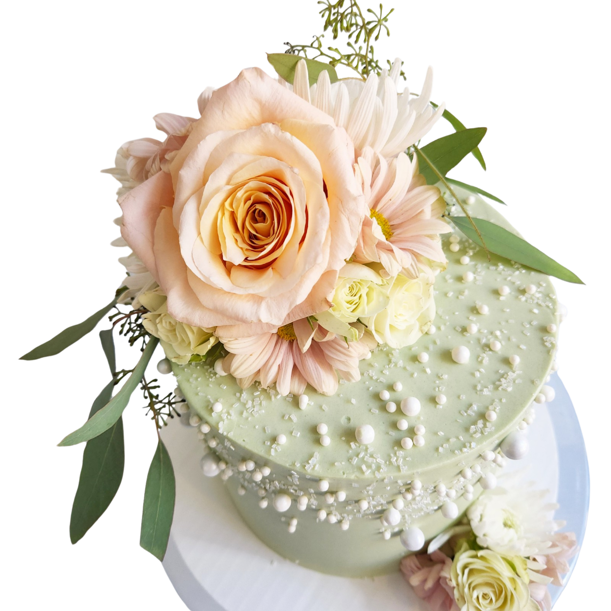 Cake with flowers