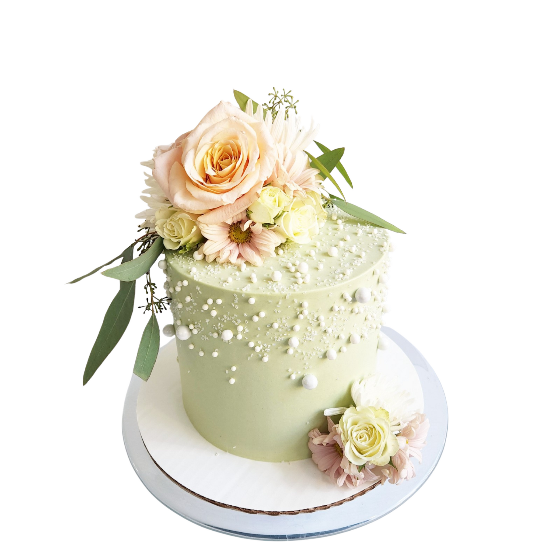 Cake with flowers