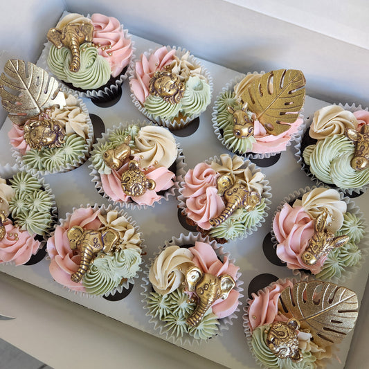 Jungle Safari Cupcakes