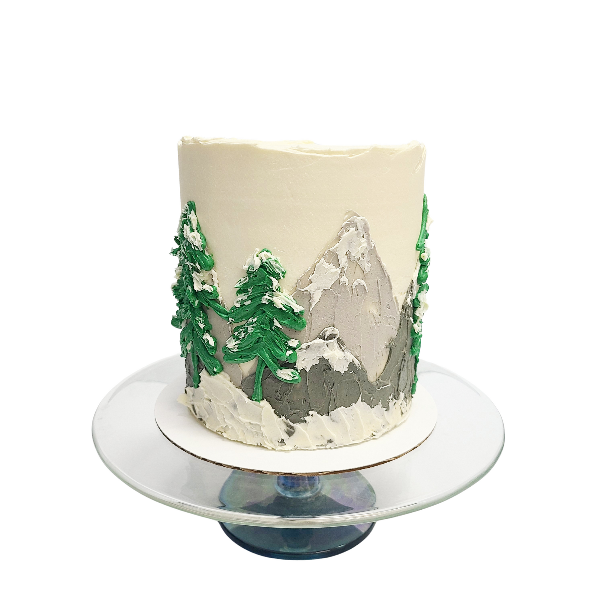 Mountain theme cake