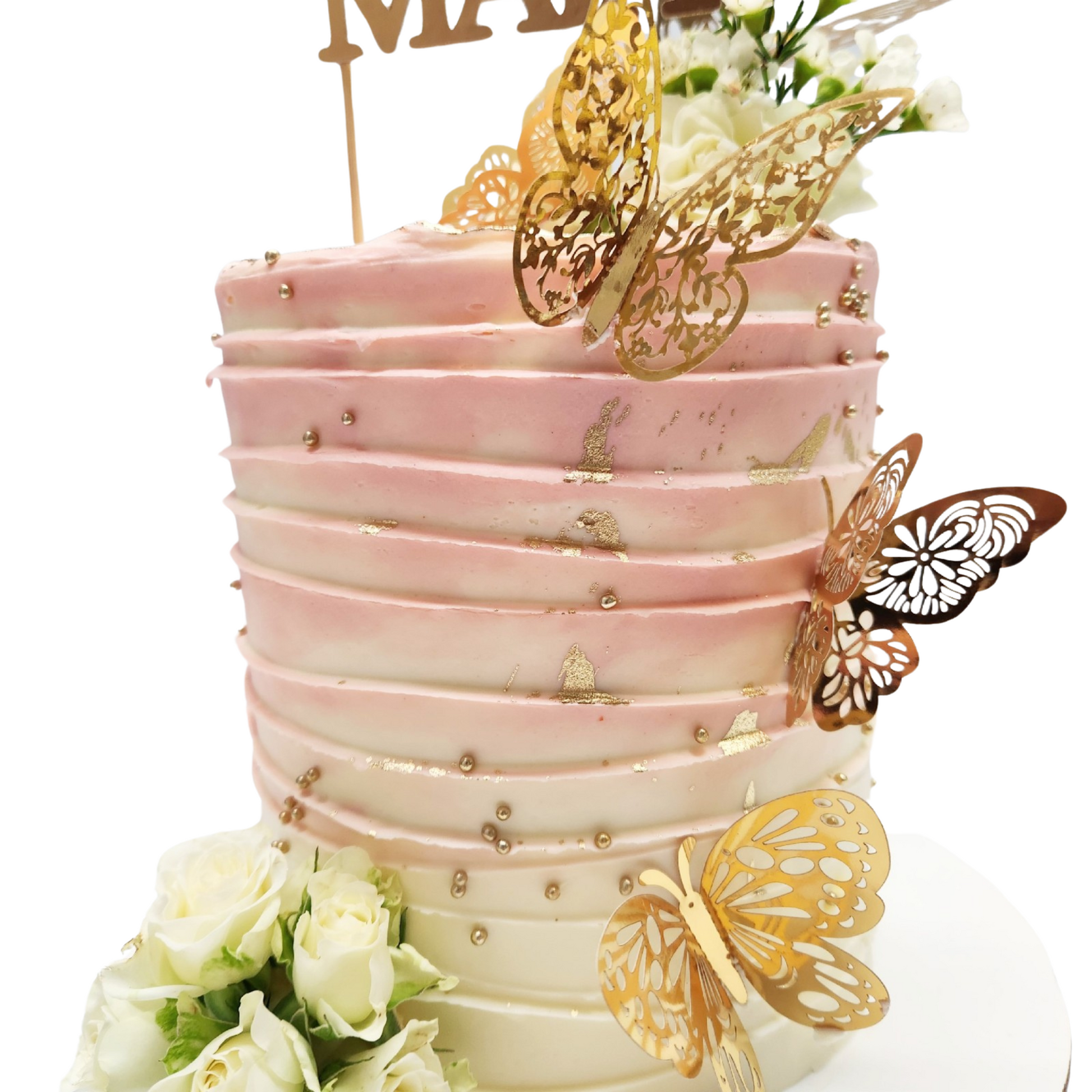 butterfly theme cake